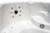 Vanjski jacuzzi okrugli jacuzzi 200x200 s 5 sjedala