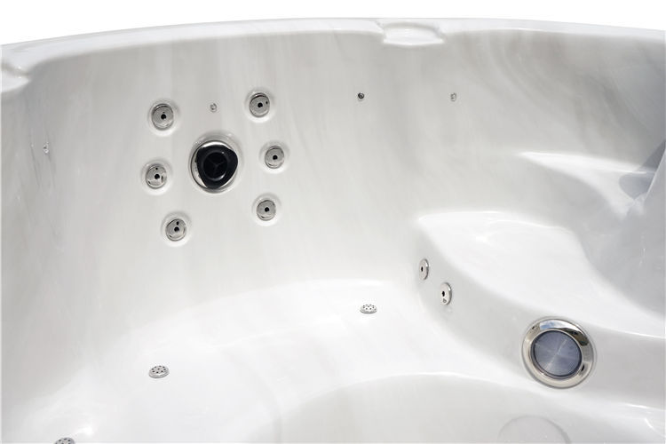 Vanjski jacuzzi okrugli jacuzzi 200x200 s 5 sjedala