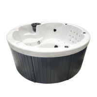Vanjski jacuzzi okrugli jacuzzi 200x200 s 5 sjedala