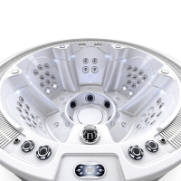 Okrugla akrilna hidromasažna vanjska kada za kupanje