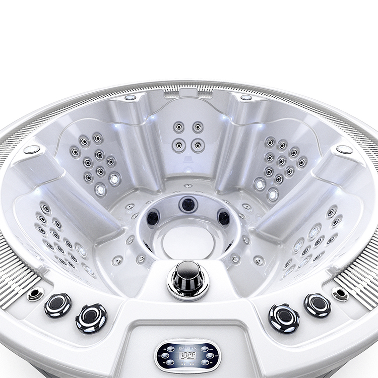 Okrugla akrilna hidromasažna vanjska kada za kupanje