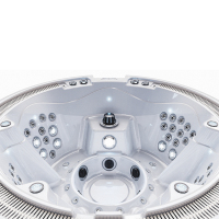 Okrugla akrilna hidromasažna vanjska kada za kupanje