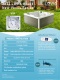 Home Use Garden Massage Large Jacuzzi Tub Outdoor