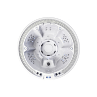 Okrugla akrilna hidromasažna vanjska kada za kupanje