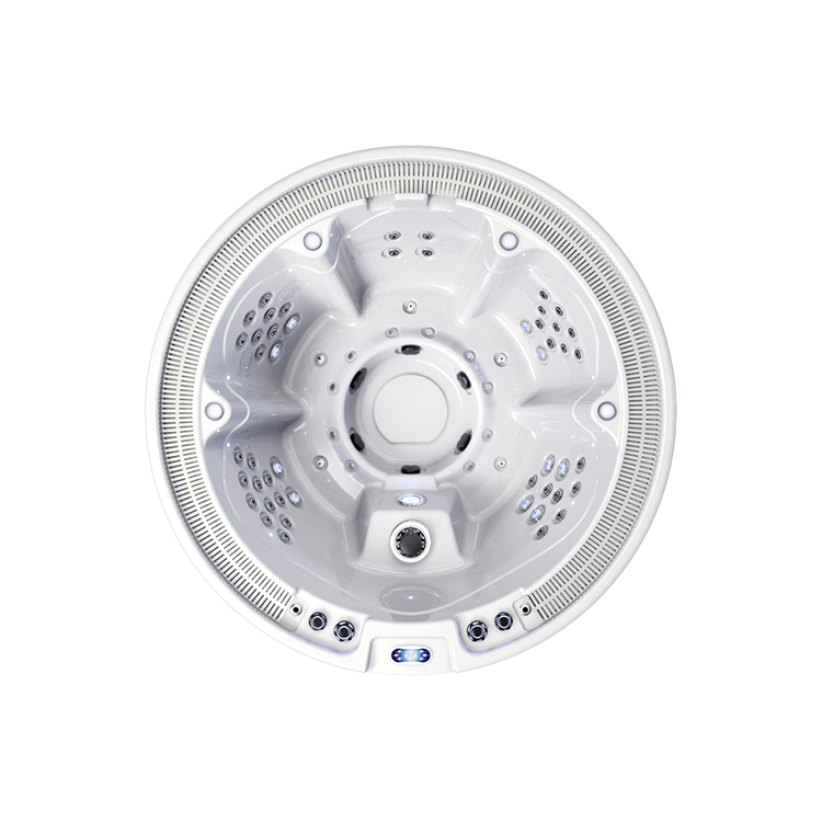 Okrugla akrilna hidromasažna vanjska kada za kupanje