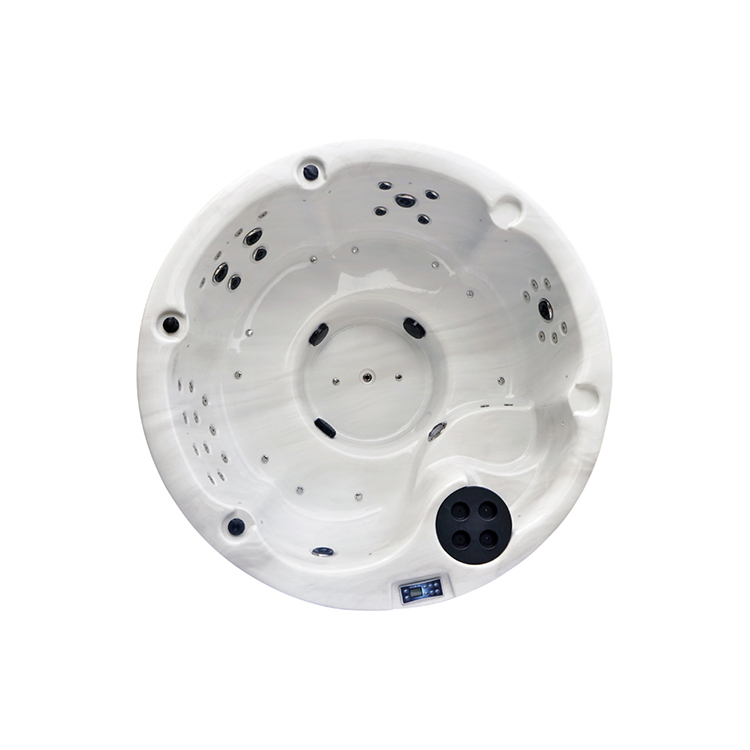 Vanjski jacuzzi okrugli jacuzzi 200x200 s 5 sjedala