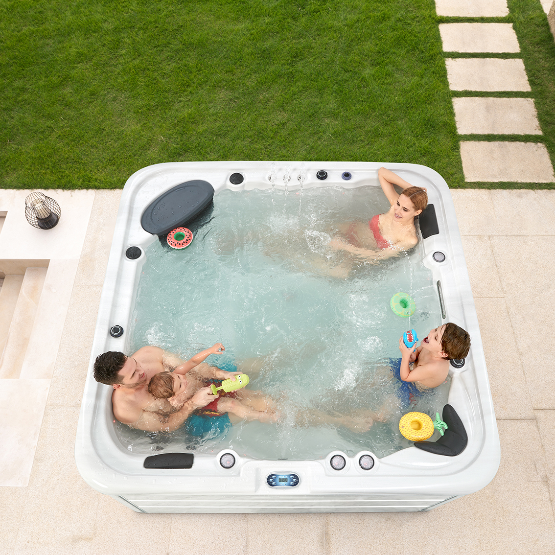 outdoor hot tub