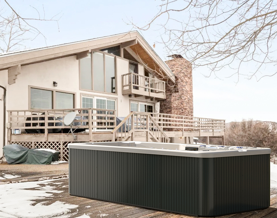 swimming spa hot tub