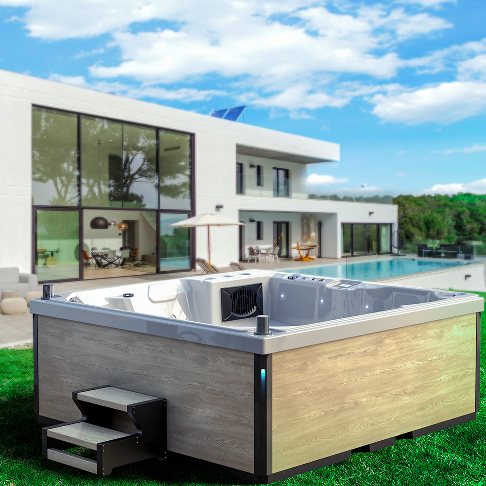 outdoor hot tub