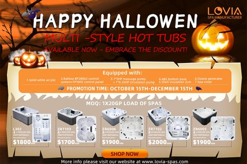 Halloween hot tub discount