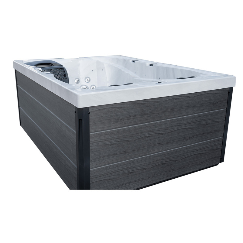 Lyxig 3-personers bubbelpool 68 massagestrålar utomhus bubbelpool spa