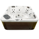 Square 110 Volt In Ground Outdoor Spa Hot Tub