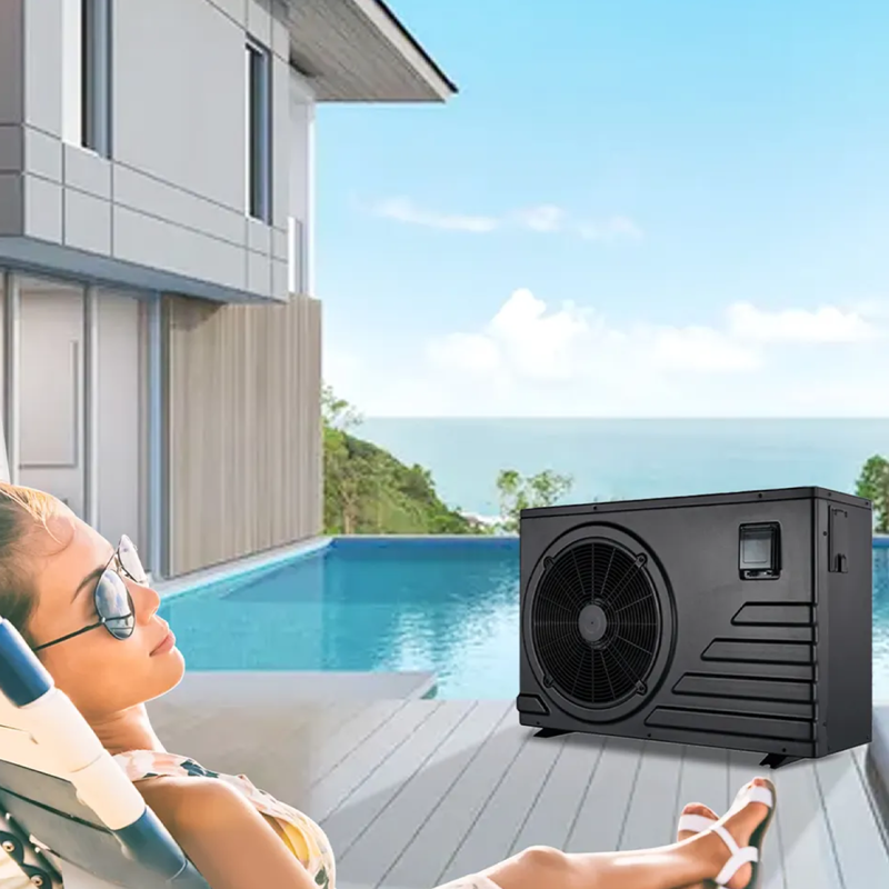 DC Inverter Luft-til-vand Svømmepool Varmepumpe Vandvarmer