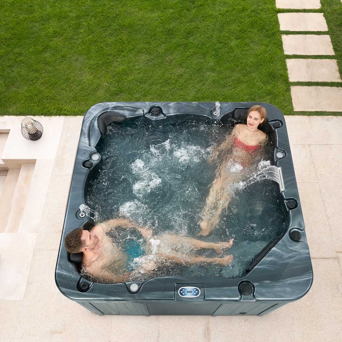 outdoor massage bathtub