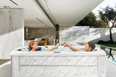 Would it be cheaper to leave the outdoor hot tub on all the time?