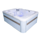 3-persoons mini-jacuzzi, kleine plug-and-play-jetted-tub