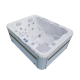 3 person mini hot tub small plug and play jetted tub