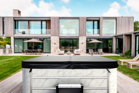 How long can the water in an outdoor jacuzzi tub be left untreated?
