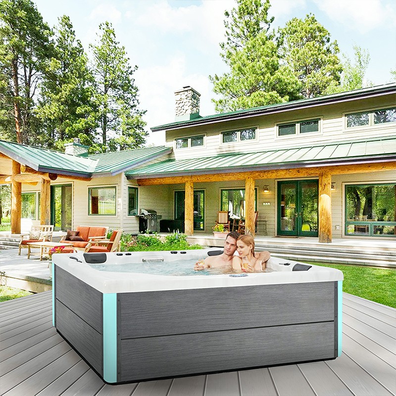 two-person hot tub