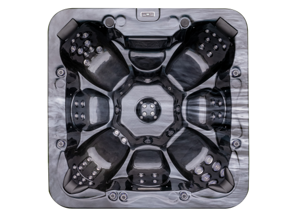 Spa 7 places avec baignoire de massage et fontaine ZR6007