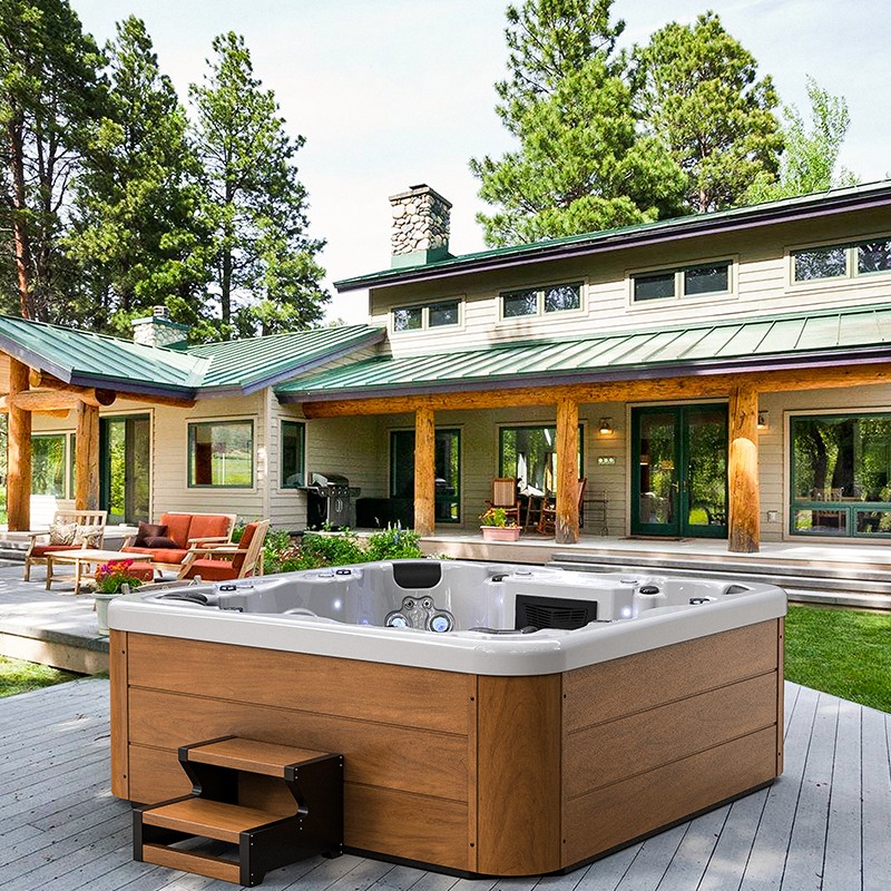 outdoor jacuzzi bathtub