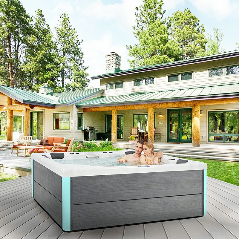 outdoor whirlpool hot tub