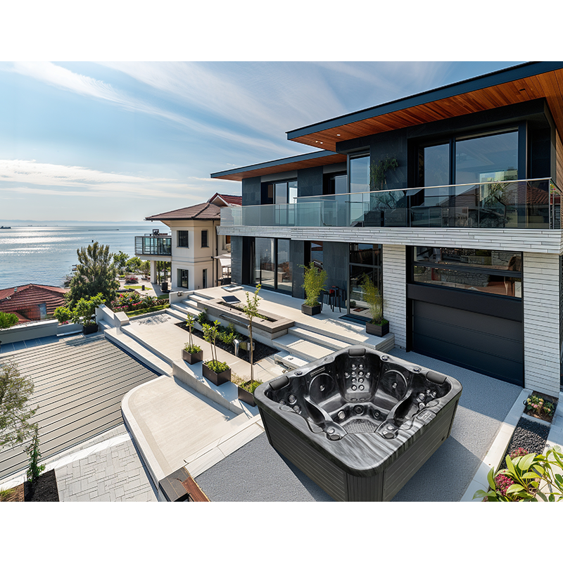 outdoor spa hot tub