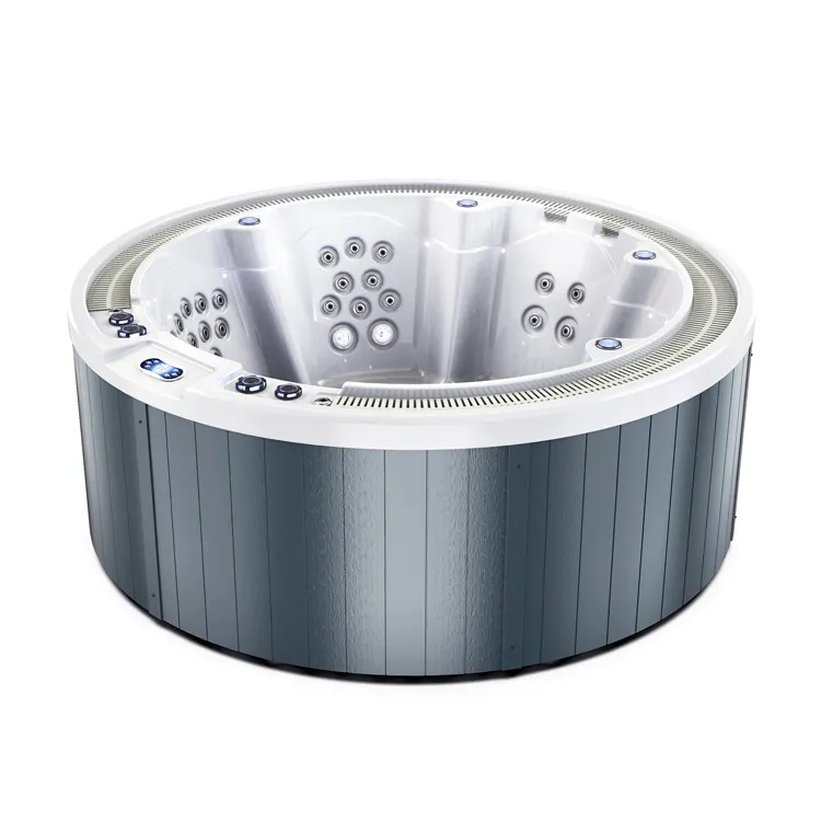 round 2 person hot tub