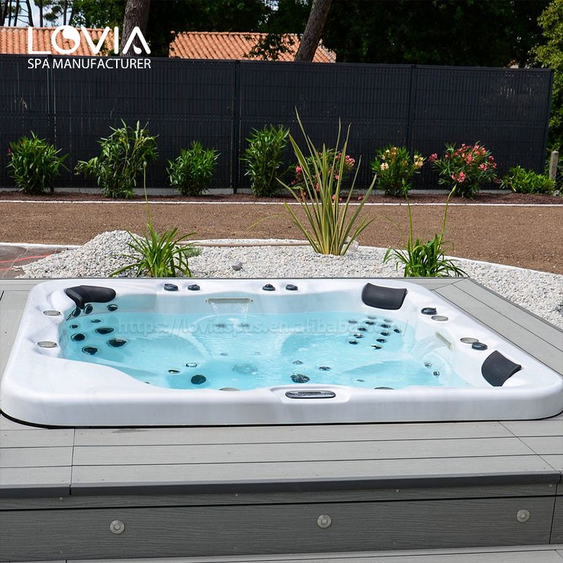 small outdoor hot tubs