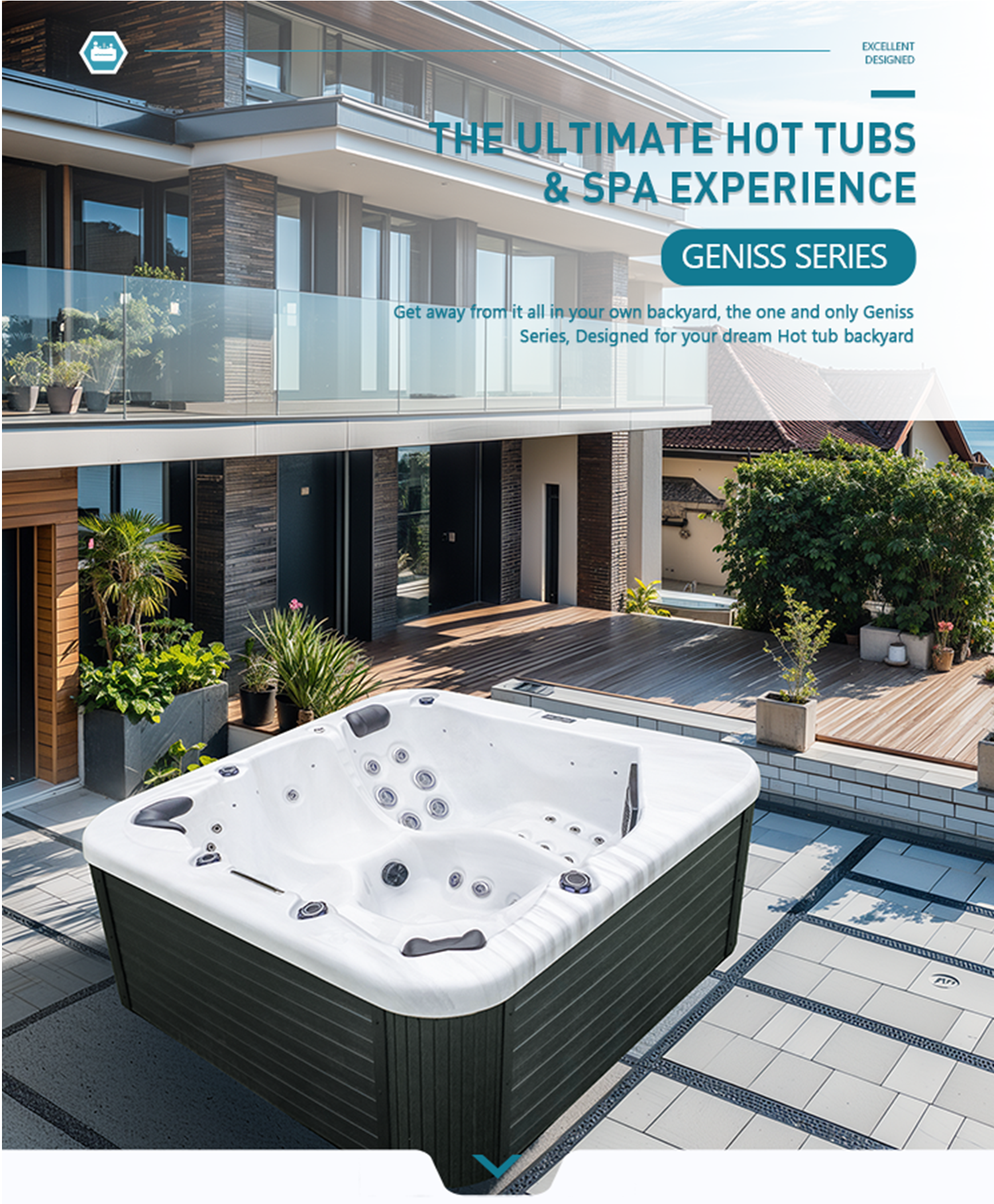 Outdoor Whirlpool Hot Tub