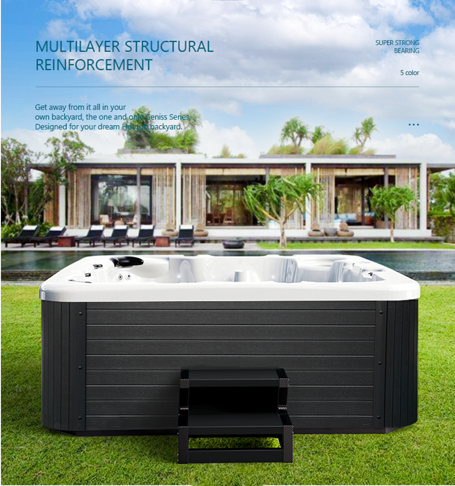 Outdoor Whirlpool Hot Tub