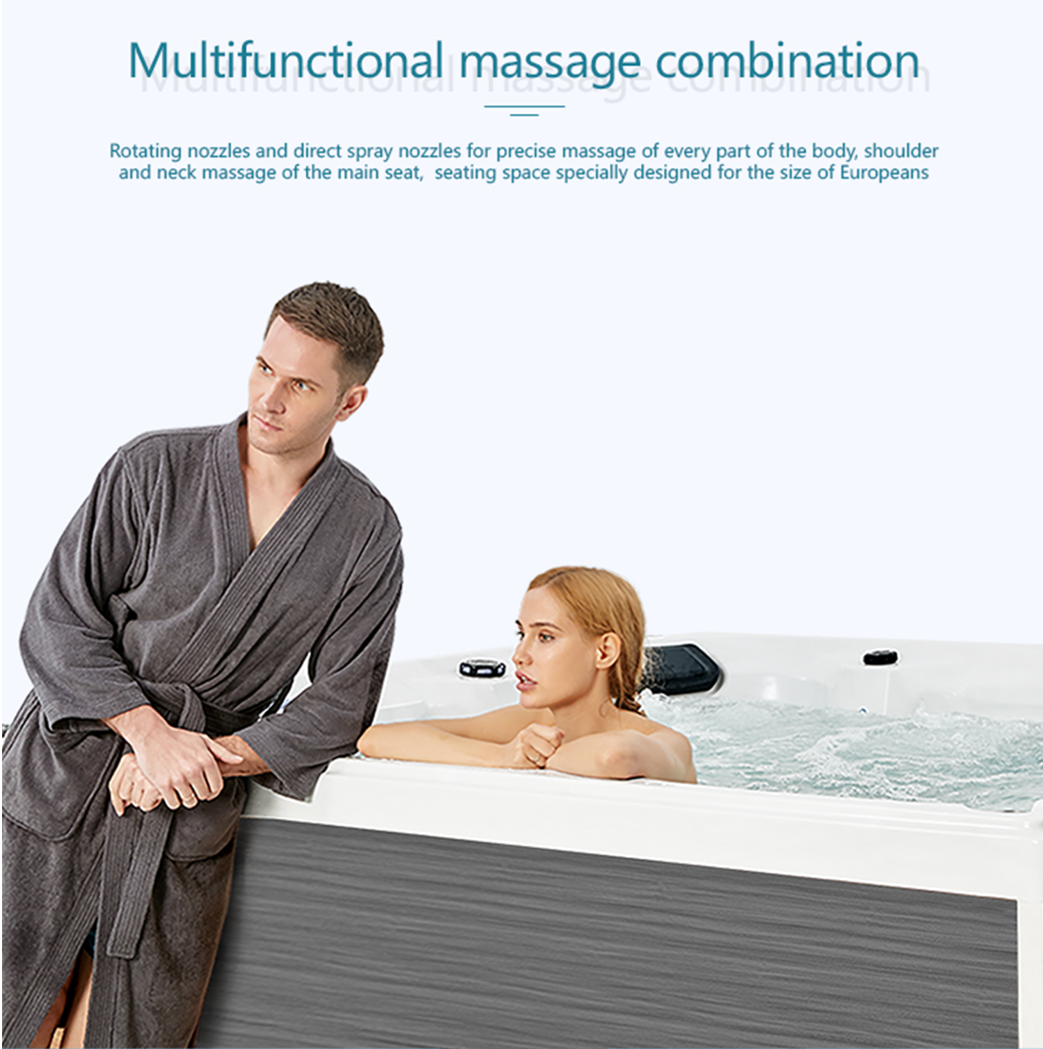 Customized spa tub