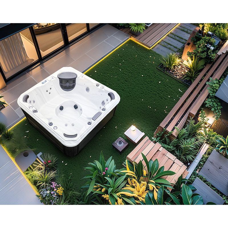 outdoor spa hot tub