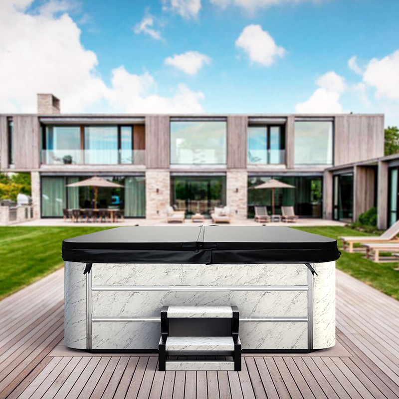Outdoor spa hot tub