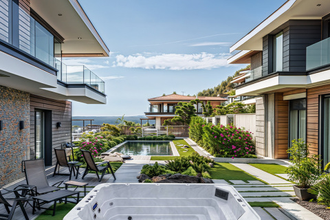 Can I sit in an outdoor jacuzzi bathtub after a meal?