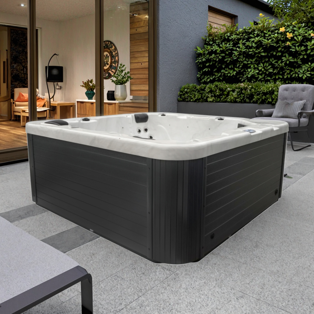 outdoor spa jacuzzi