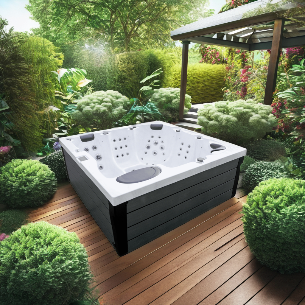outdoor spa jacuzzi bathtub