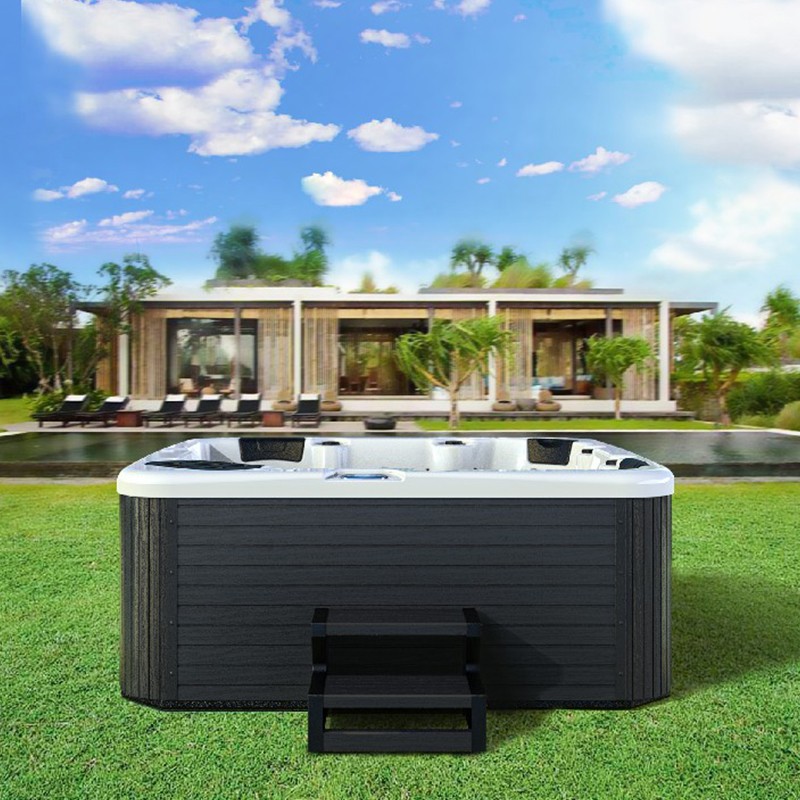 outdoor whirlpool hot tub