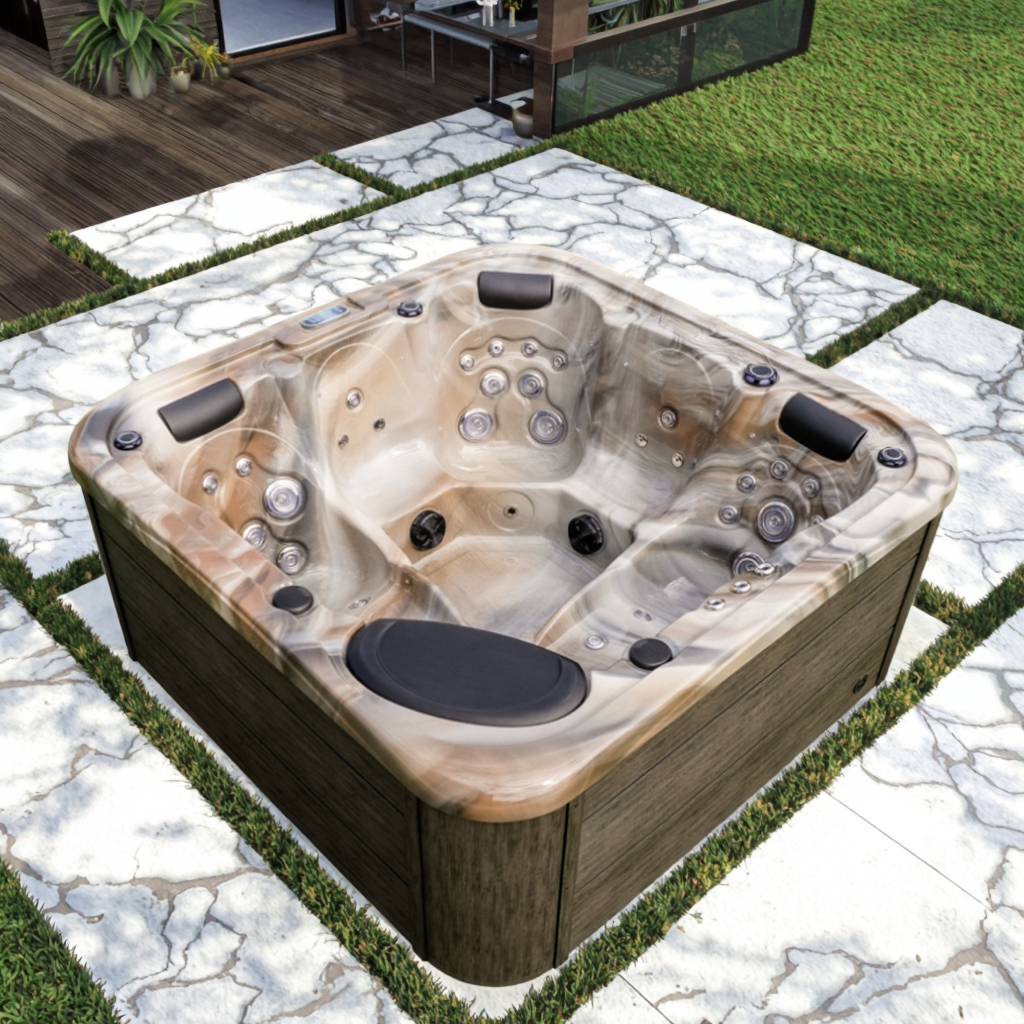 outdoor spa jacuzzi tub