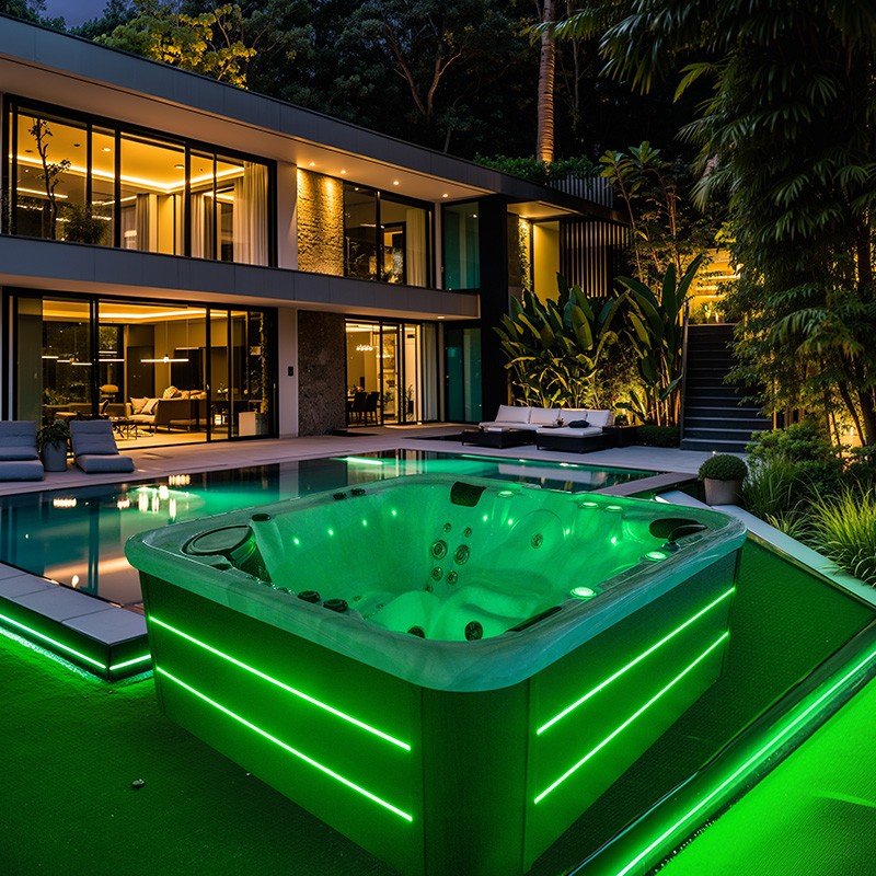 outdoor spa massage