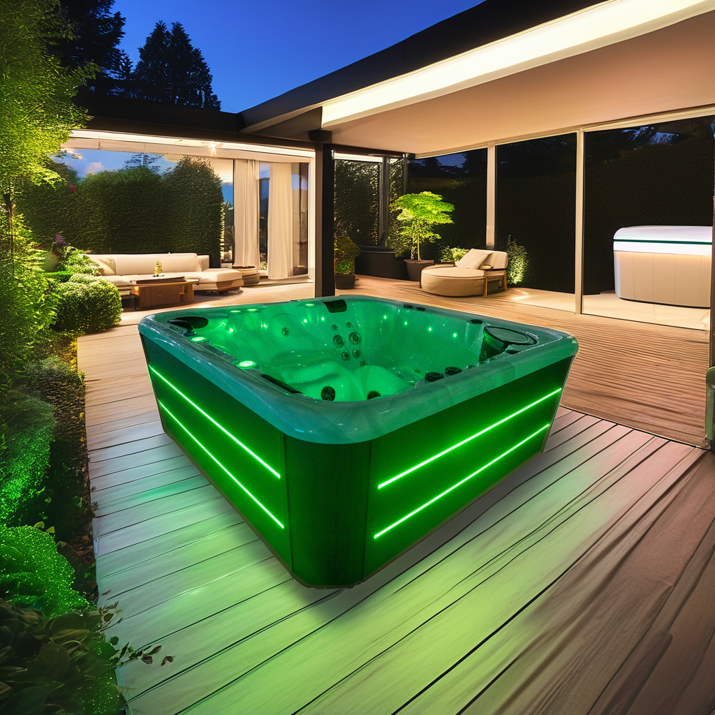 outdoor jacuzzi bathtub