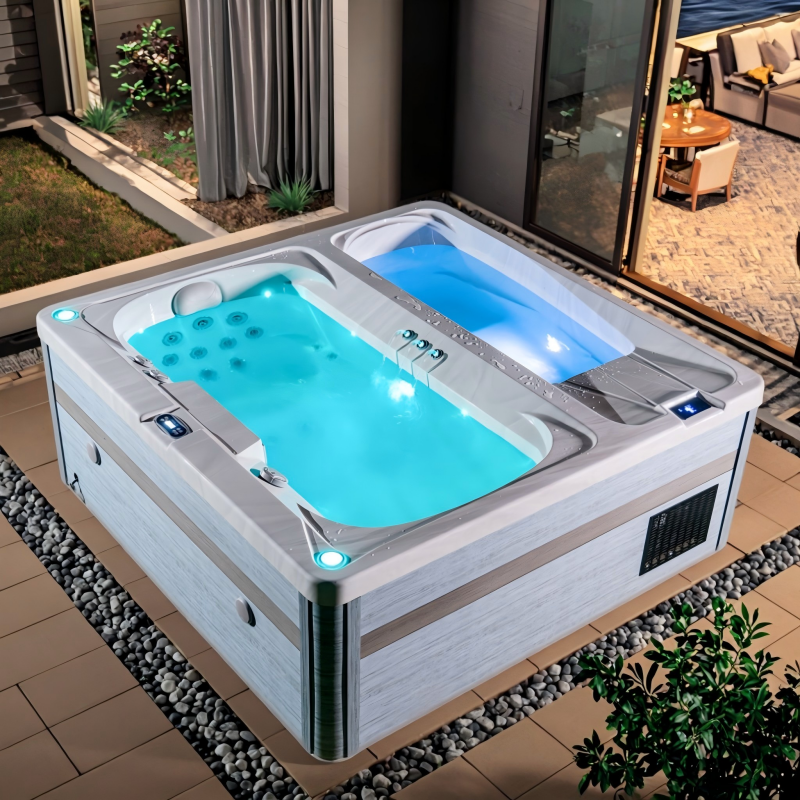 outdoor spa hot tub