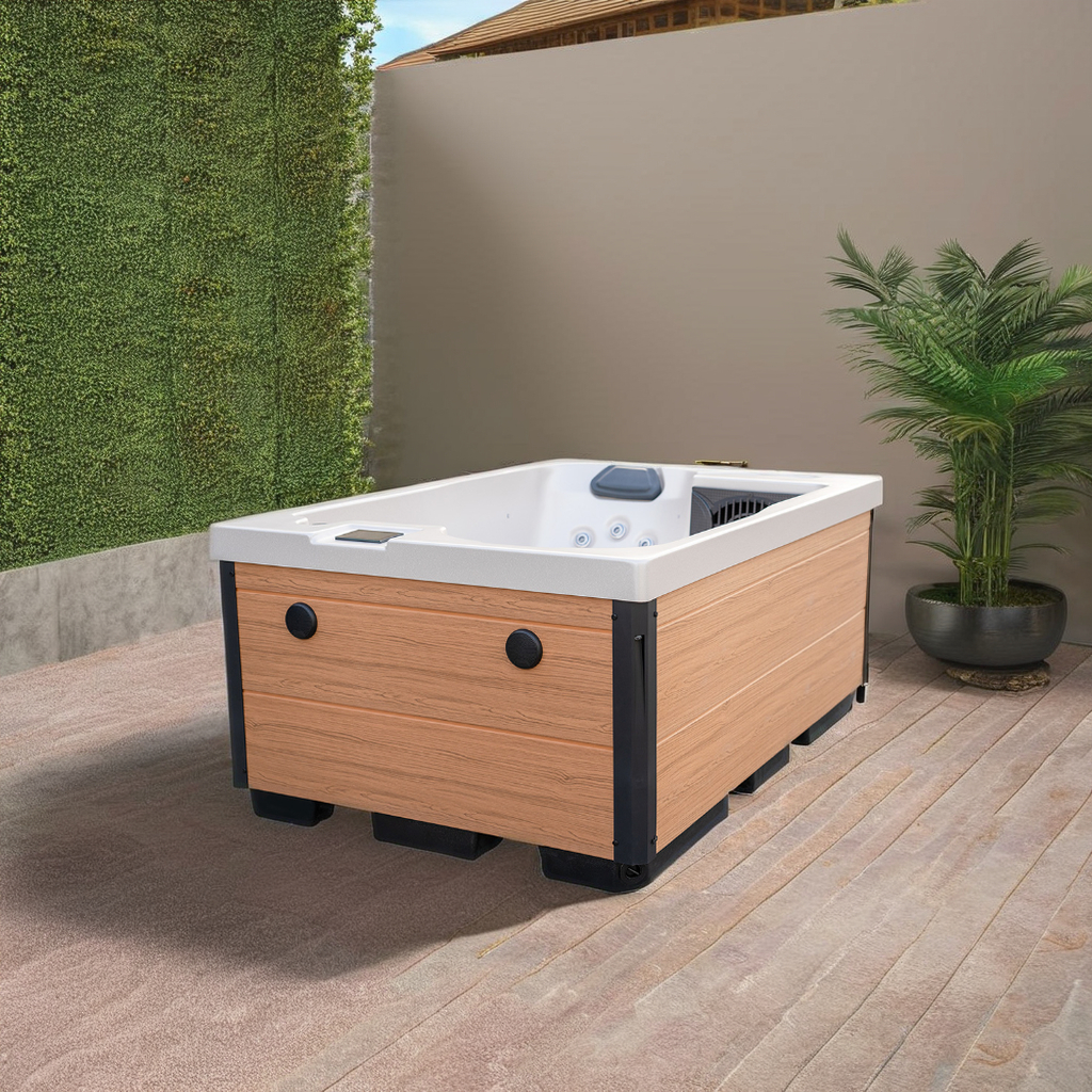 2-person outdoor hot tub