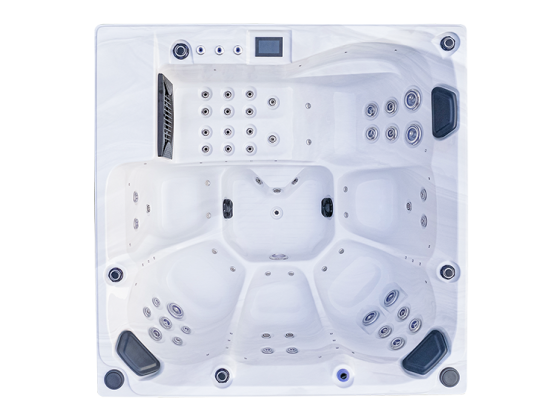 Jacuzzi six places, bain à remous extérieur