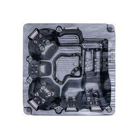 Spa portable pour 6 personnes, massage extérieur