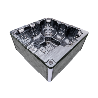 Spa portable pour 6 personnes, massage extérieur