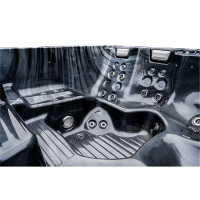 Spa portable pour 6 personnes, massage extérieur