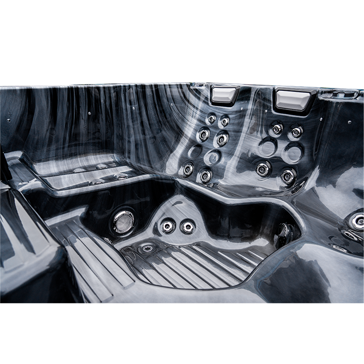 Spa portable pour 6 personnes, massage extérieur