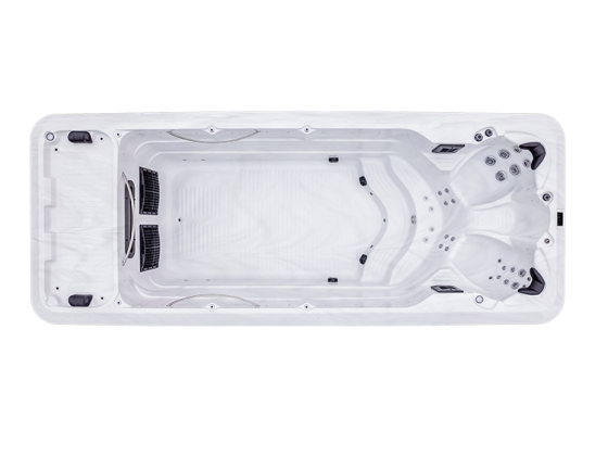 Piscine spa sans fin extérieure Passion