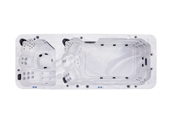 7-osobowy luksusowy system Balboa z dużym jacuzzi i masażem